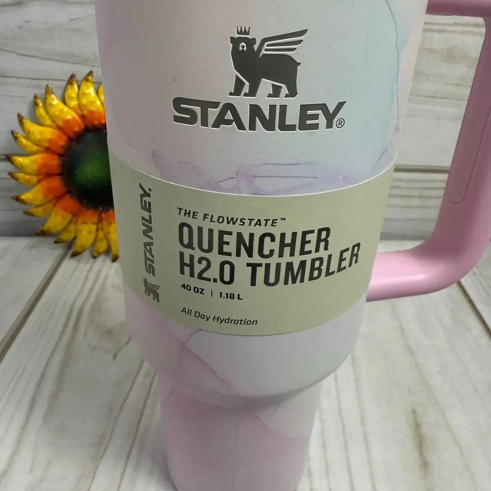 Stanley x target watercolor tulle cup 40oz‎